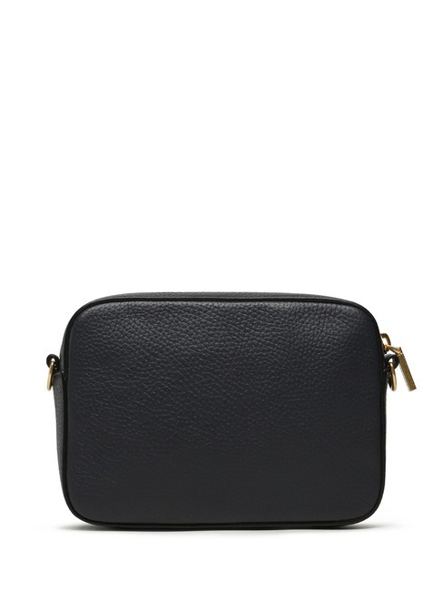 BEAT SOFT Minibolso de piel con textura azul medianoche - Bolsos Mujer