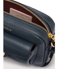 COCCINELLE BEAT SOFT Minibolso de piel con textura azul medianoche - Bolsos Mujer - 5