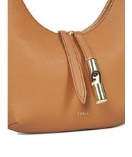 FURLA GOCCIA Bolso bandolera de piel martillada brandy - Bolsos Mujer - 4
