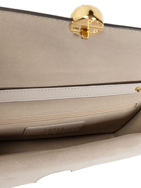 SFERA Bolso bandolera, bolso bandolera de piel vainilla - Bolsos Mujer