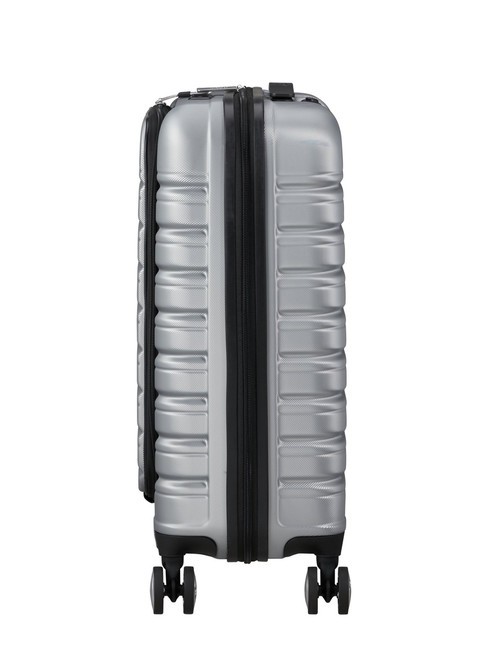 FLASHLINE Trolley de cabina con bolsillo para portátil de 15,6" skysilver - Equipaje de mano