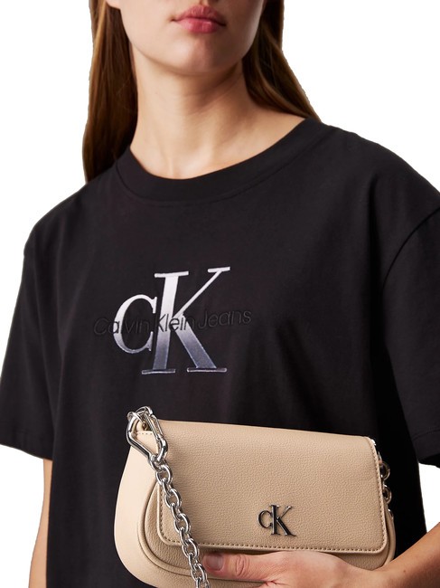 MINIMAL MONOGRAM Mini bolso de hombro vajilla - Bolsos Mujer