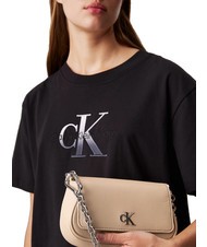 CALVIN KLEIN MINIMAL MONOGRAM Mini bolso de hombro vajilla - Bolsos Mujer - 5