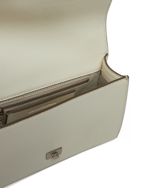 CK JEANS FORGED LOCK  Mini bolso de hombro tofu - Bolsos Mujer