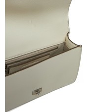 CALVIN KLEIN CK JEANS FORGED LOCK  Mini bolso de hombro tofu - Bolsos Mujer - 4