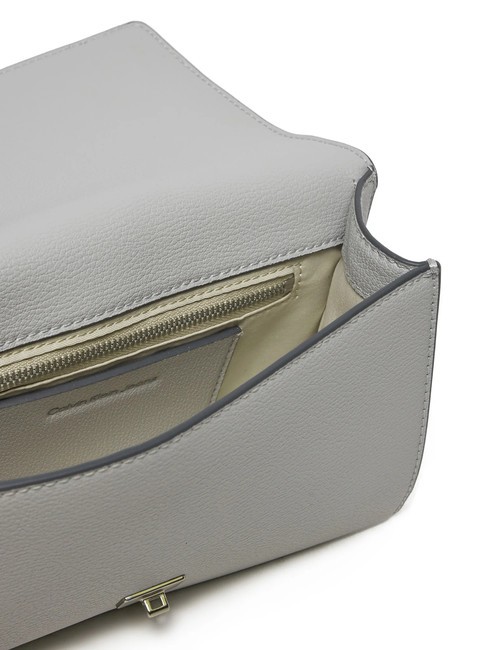 CK JEANS FORGED LOCK  Mini bolso de hombro espejismo gris - Bolsos Mujer