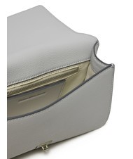 CALVIN KLEIN CK JEANS FORGED LOCK  Mini bolso de hombro espejismo gris - Bolsos Mujer - 4