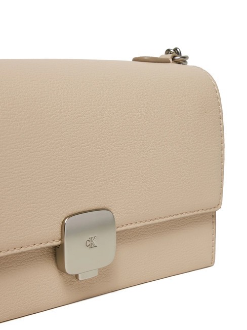 CK JEANS FORGED LOCK  Mini bolso de hombro polvo de rosas - Bolsos Mujer