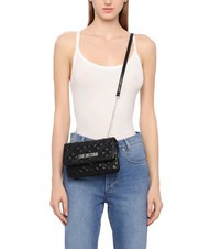 LOVE MOSCHINO QUILTED Bolso bandolera pequeño po00bx - Bolsos Mujer - 5