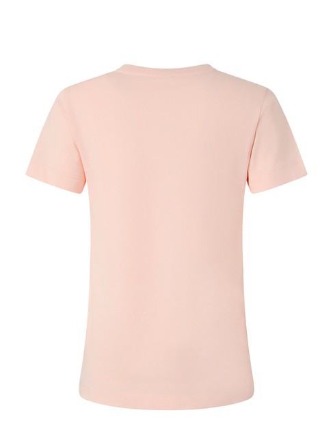 START camiseta con logo rosa pálido-marrón - camiseta