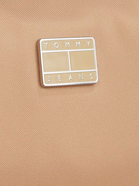 TOMMY JEANS ICONIC Bolso de hombro caqui natural - Bolsos Mujer