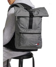 TOMMY HILFIGER TOMMY JEANS ESSENTIAL DAILY  Mochila enrollable gris zinc - Mochilas para portátil - 4