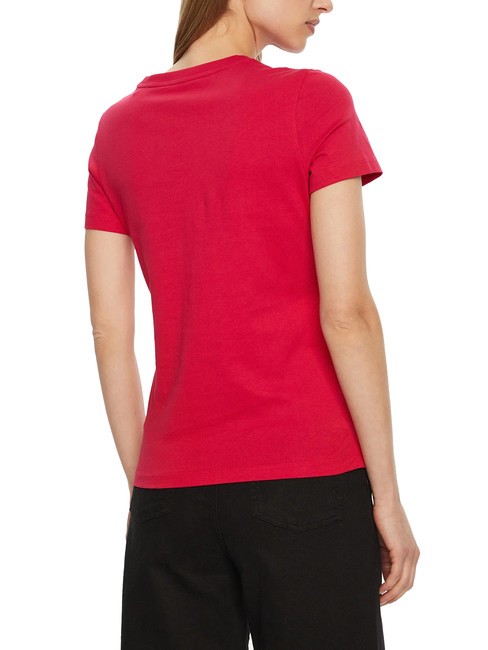 SS CN TRIANGLE LOVE Camiseta de algodón rojo salvaje - camiseta