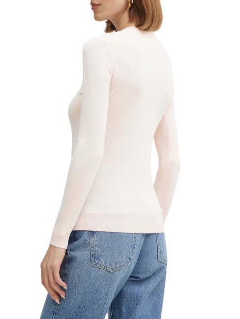 HOLLY LOGO  Suéter rosa de bajo perfil - Suéteres de mujer