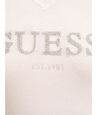 GUESS HOLLY LOGO  Suéter rosa de bajo perfil - Suéteres de mujer - 3
