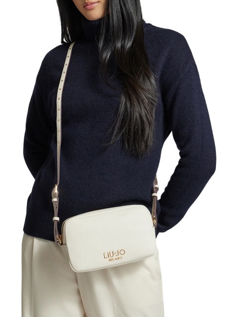 EVRIM Bolso de dormitorio Case con tachuelas crema - Bolsos Mujer