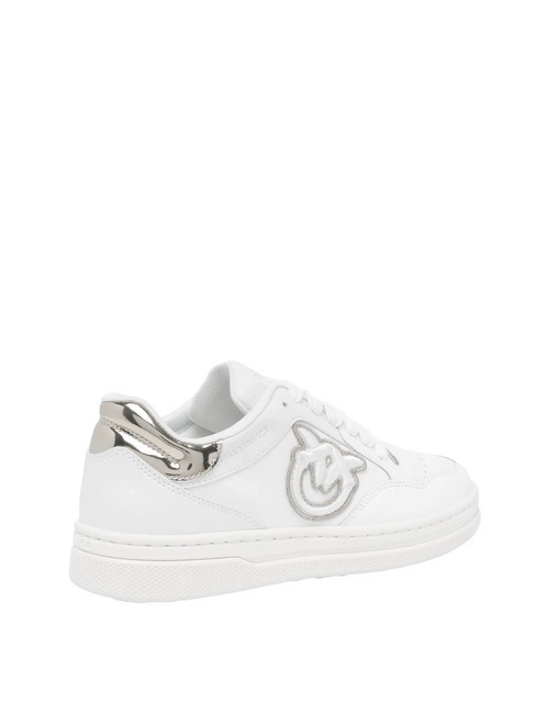 MANDY Senadores de cuero blanco/plata - Zapatos Mujer