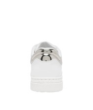 PINKO MANDY Senadores de cuero blanco/plata - Zapatos Mujer - 3