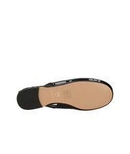 PINKO MAGGY Bailarinas destalonadas brillantes limusina negra - Zapatos Mujer - 7