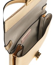 COCCINELLE ARLETTIS Minibolso de piel con textura dorado - Bolsos Mujer - 4