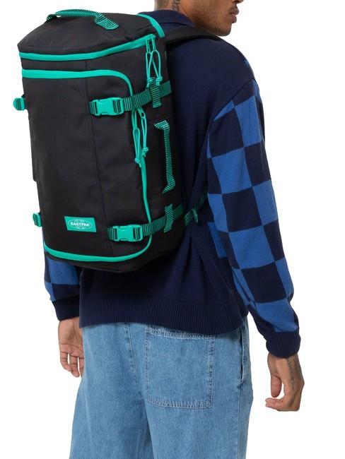 CARRY PACK mochila para portátil de 17" raya en contraste negro - Mochilas Escuela & Tiempo Libre