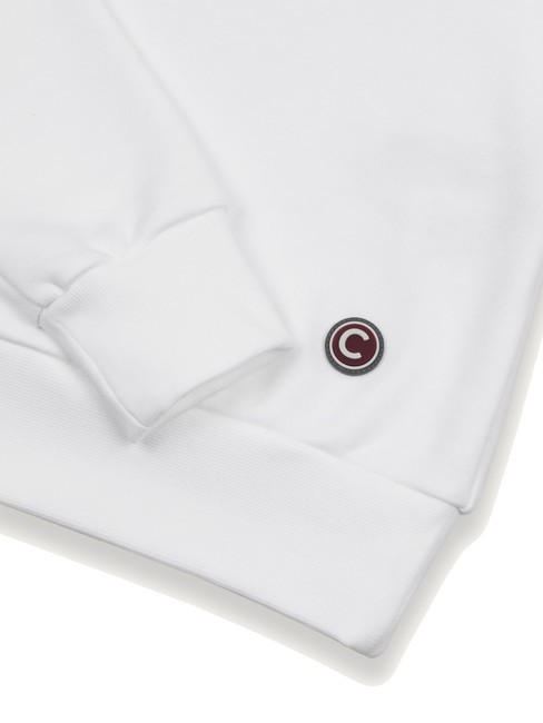 CONNECTIVE Sudadera con cuello redondo blanco - Sudaderas de mujer