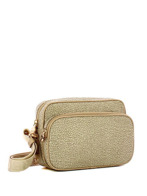 CAMERA CASE SMALL ECO LINE  Bolsa de hombro arena - Bolsos Mujer