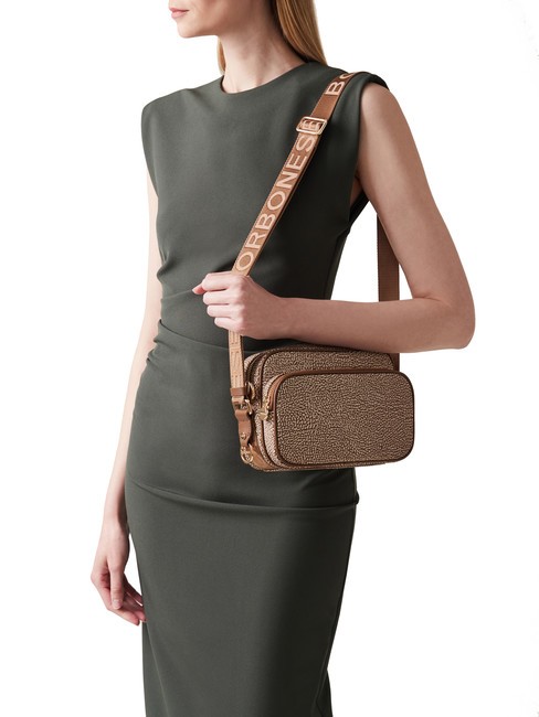 CAMERA CASE SMALL ECO LINE  Bolsa de hombro beiger yegua - Bolsos Mujer