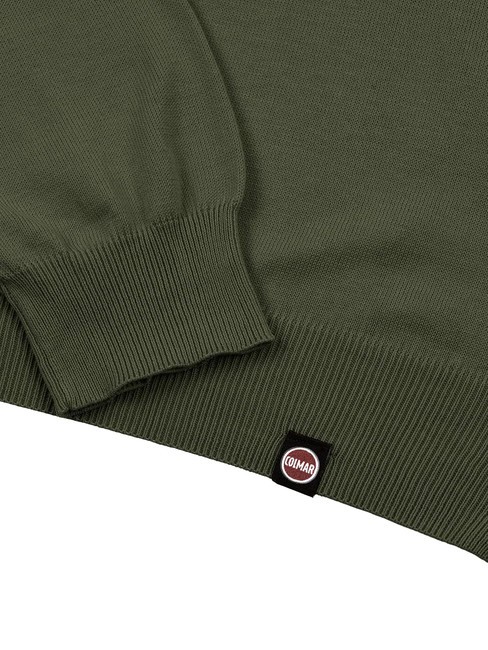 EXPLORING Jersey de cuello redondo de algod&oacute;n bot&aacute;nico - Su&eacute;teres de los hombres