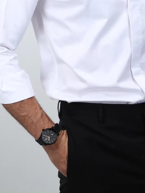 EPOCA Reloj con visualización de fecha negro - Relojes