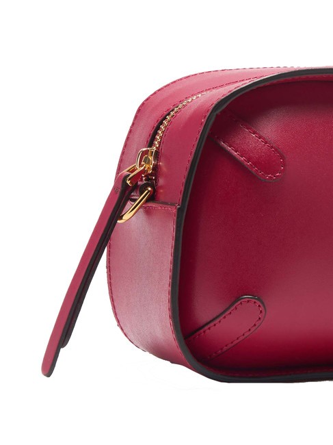MALETA CALF Mini bolso bandolera, en piel. sangría - Bolsos Mujer
