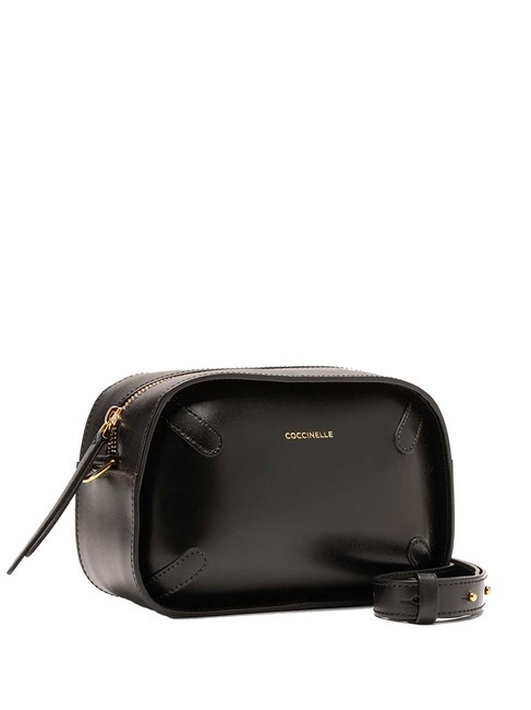 MALETA CALF Mini bolso bandolera, en piel. negro - Bolsos Mujer