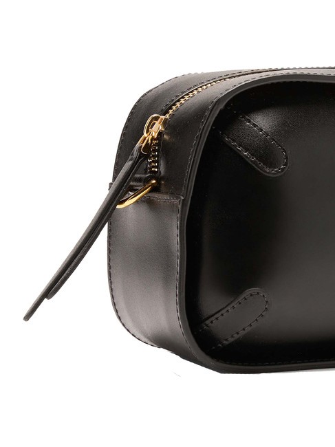 MALETA CALF Mini bolso bandolera, en piel. negro - Bolsos Mujer