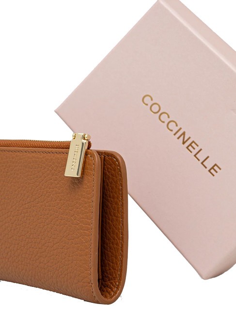 METALLIC SOFT Cartera peque&ntilde;a de piel bater&iacute;a - Carteras Mujer