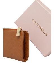 COCCINELLE METALLIC SOFT Cartera peque&ntilde;a de piel bater&iacute;a - Carteras Mujer - 3
