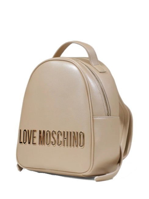 LOGO LETTERING Mochila oro - Bolsos Mujer