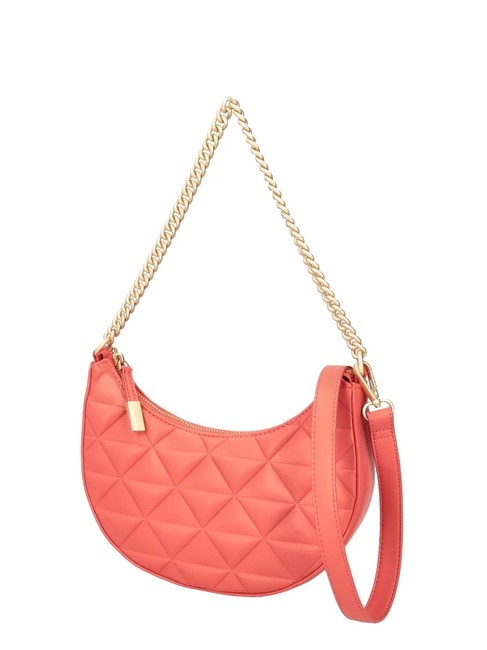 ADELE bolso de hombro media luna CORAL - Bolsos Mujer
