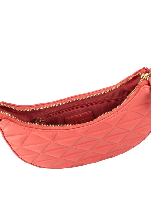 ADELE bolso de hombro media luna CORAL - Bolsos Mujer