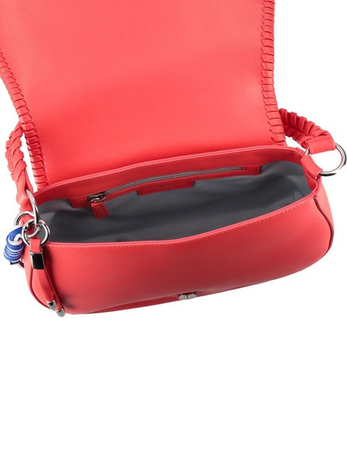 AMALFI Bolso bandolera con solapa CORAL - Bolsos Mujer