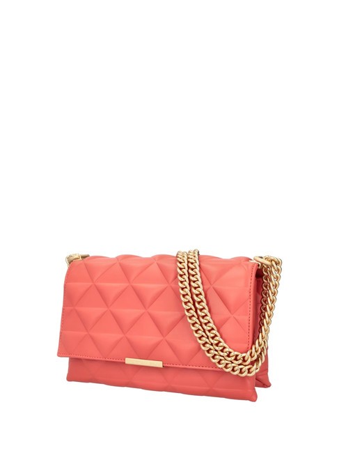 ADELE Bolso convertible con solapa CORAL - Bolsos Mujer