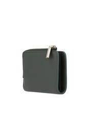 COCCINELLE METALLIC SOFT Cartera peque&ntilde;a de piel algas - Carteras Mujer - 3