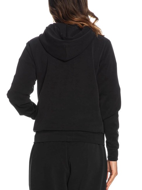GIRLY Sudadera con capucha y cremallera completa negro - Sudaderas de mujer