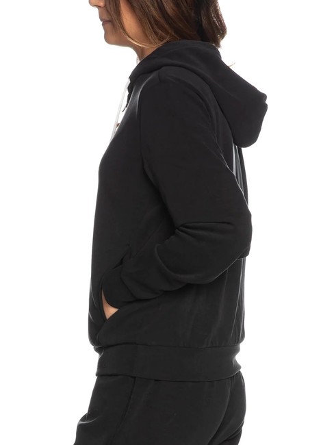GIRLY Sudadera con capucha y cremallera completa negro - Sudaderas de mujer