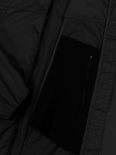 FIBERS chaqueta con capucha negro - Chaquetas de hombre