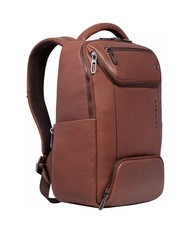 PIQUADRO CRONUS  Mochila para PC de 13", en cuero BROWN - Mochilas para port&aacute;til - 2