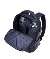 PIQUADRO CRONUS  Mochila para PC de 13", en cuero azul - Mochilas para port&aacute;til - 5