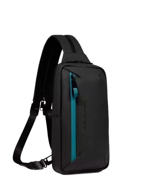 CORNER SPECIALE GOMMATO  Mochila de un hombro negro - Mochilas para port&aacute;til
