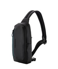 PIQUADRO CORNER SPECIALE GOMMATO  Mochila de un hombro negro - Mochilas para port&aacute;til - 6