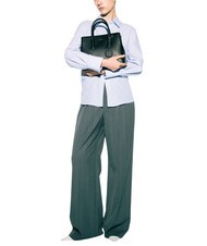 FURLA TESSA Bolso tote de piel con estampado Andrómeda negro - Bolsos Mujer - 3