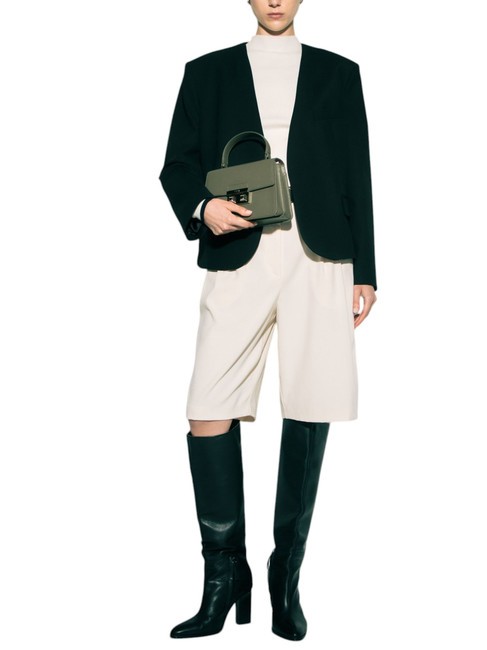 BELLA Bolso pequeño de piel St Andrómeda sabio - Bolsos Mujer